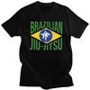 Мужская футболка с коротким рукавом по бразильскому джиу-джитсу BJJ, повседневная, уличный стиль, 100% хлопок