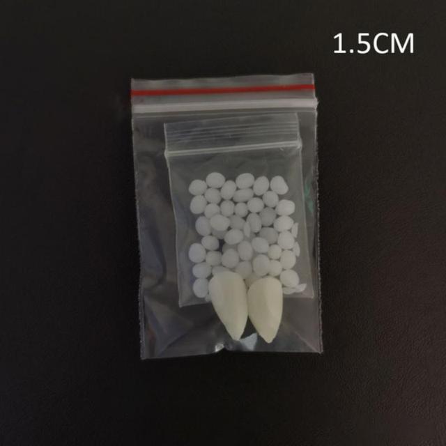 Halloween Decoration Vampire Teeth Fangs Dentures Props Halloween Cosplay Props False Fangs With Solid Glue Halloween Props