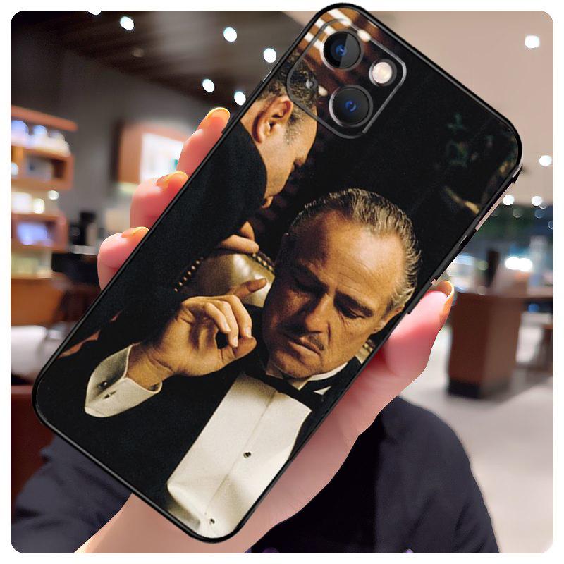 The Godfather Movie Italian Mafia Case For iPhone 15 Pro Max 14 13 12 11 16 17 Pro Max mini 15 16 Plus 16e 17 Air Phone Cover