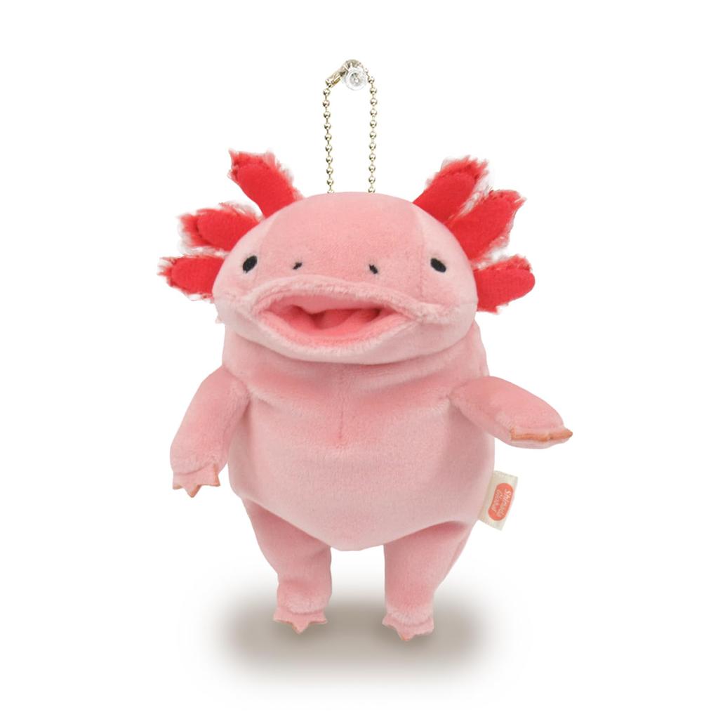 Shinada Global Mochi Series Mochi Upa Pink (mini) 7 X 5 X 14cm Plush Axolotl Animal MOUP-0088P