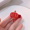 Embroidery Children Red Hairpin Lion Dance Ancient Style Hairpin Sweet Hanfu Hair Sticks  Baby