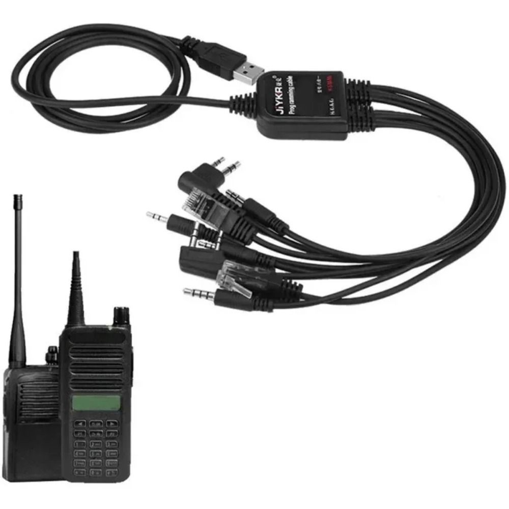 ABS 8 в 1 Рация Соединительный провод USB Линия записи частоты Аксессуары для рации