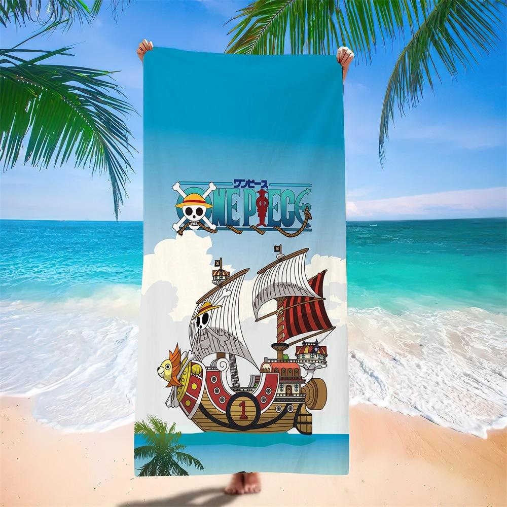 New Anime Character Printed Microfiber Beach Towel Quick Dry Water Absorbent Bath Towel
