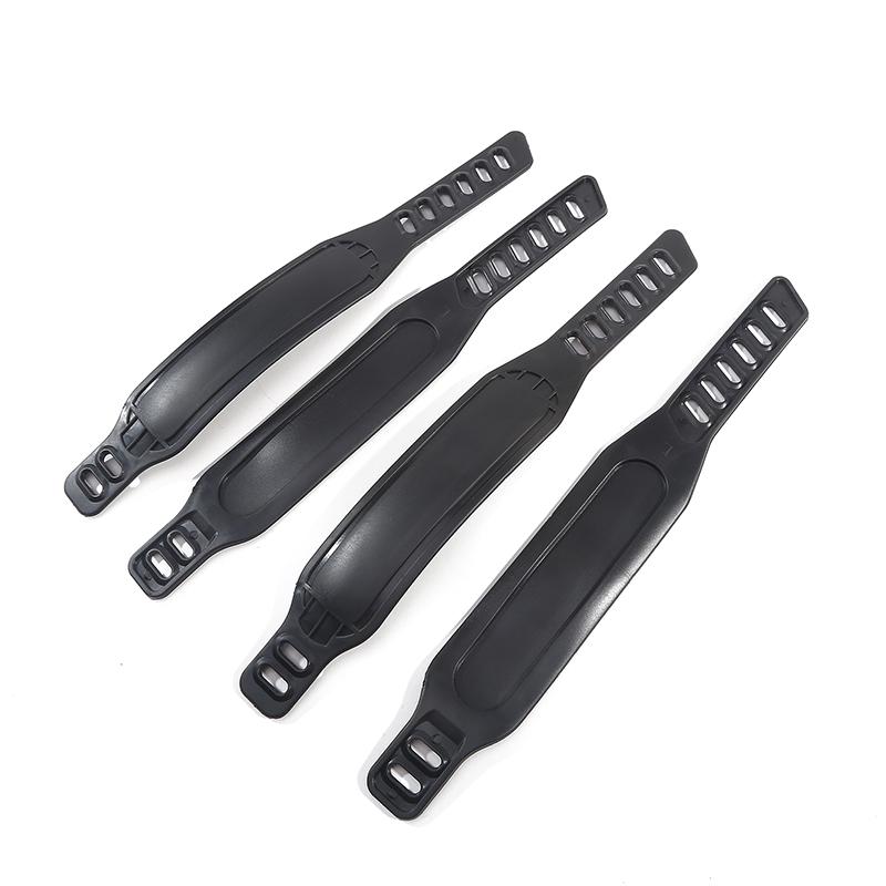 4 шт. ремни для велотренажера, регулируемая длина, ремни для педалей велосипеда, универсальные для более стационарного велоспорта, фиксирующие ленты для фитнеса