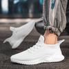 Fashion Men's Mesh Casual Shoes Breathable High Quality White Sneakers Trendy Lace-Up Lightweight Black Big Size Walking Man Tenis Shoes