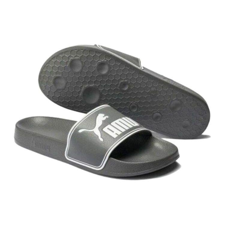 Puma Leadcat Series Outdoor Simple Comfortable Rubber Sole Slide Sandals Unisex Footwear Lime 360263-24