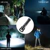 2000LM Powerful Zoom LED Flashlight with COB Side Lights 7 Modes Type-c Rechargeable Torch Lights Outdoor Emergency Lantern