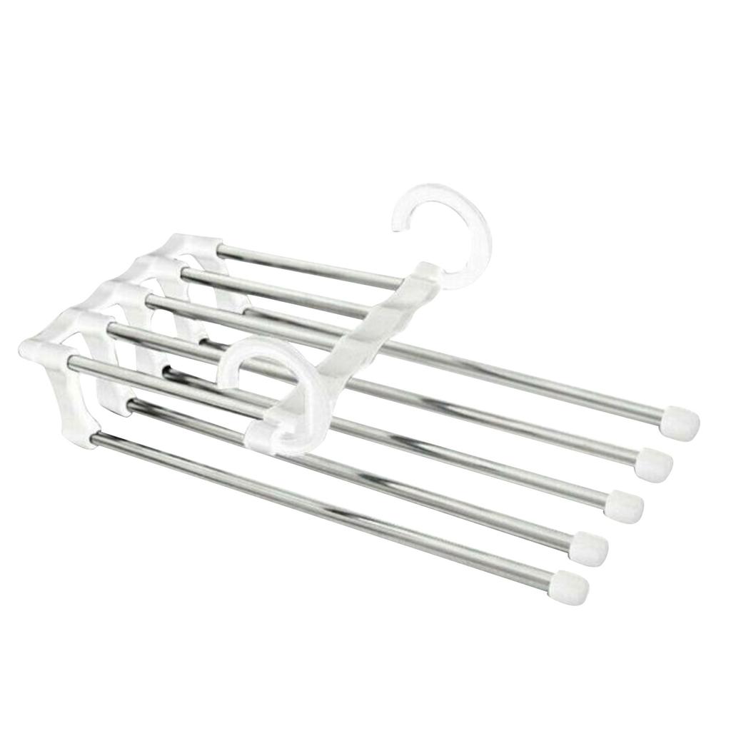 5 в 1 вешалка для гардероба, многофункциональные вешалки для одежды, брюки, держатель из нержавеющей стали, вешалка