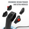 Thrustmaster TCA Officer Pack Airbus Edition Side Stick Throttle Quadrant Симметричная ручка управления полетом со сменным модулем, совместимая с ПК