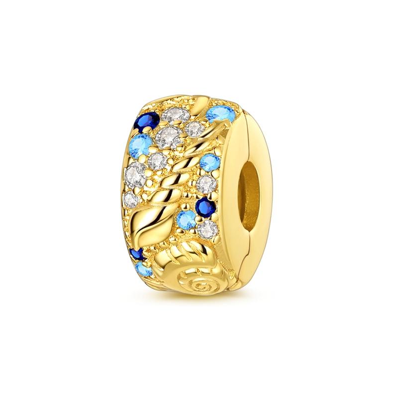 Серия Gold DIY Шармы Бусина Оригинальная Медь Инкрустированная Цирконием Подвески Солнце Леопард Подходят для Браслета Ювелирный Подарок Маркировка