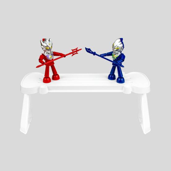 1 комплект, деревянная шарнирная мужская боевая игрушка ручной работы, бамбуковые куклы для фехтования, ультра-человеческая битва, настольная игра, взаимодействие родителей и детей