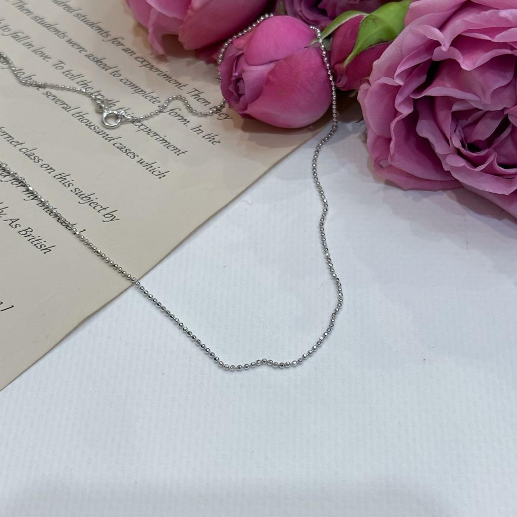 Silver Chain Without Stones, Product Weight 1.82 G (2173151)