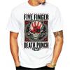 Футболка Band Shirt Tee Летняя футболка с коротким рукавом большого размера Death Punch FFDP для мужчин, белая футболка