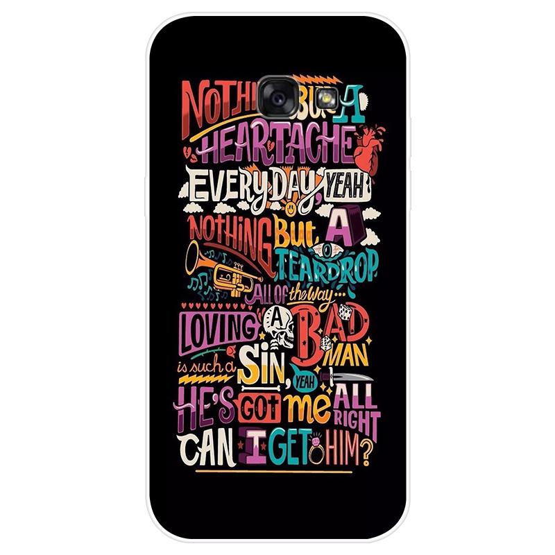 Для Samsung Galaxy A 5 A52017 SM-A520F чехол Мягкая силиконовая задняя крышка модный чехол для телефона с мультяшным рисунком