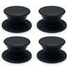 Set of 4 Durable Silicone Pans Cover Silicone Pots Lid Knob Convenient Grip Kitchen Accessories for Cooking Enthusiasts