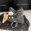Leopard Print Women's Shoulder Bag  Large Capacity  Crossbody Bag  Fashion  Autumn  Winter