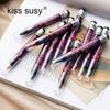 Pearlescent Eyeshadow Lipstick Pencil Waterproof Glitter Matte Makeup Pigment Silkworm Pen 2 In 1, 08 08, 1 Piece