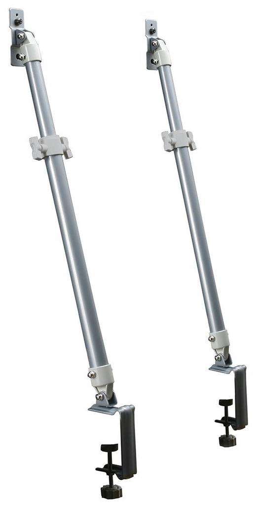 HEIAN SHINDO Fixed Pole for LCD Compatible with TV Sizes Inches Heian Shindo Kogyo Disaster Prevention Goods Earthquake-resistant TV, Silver, 32-60