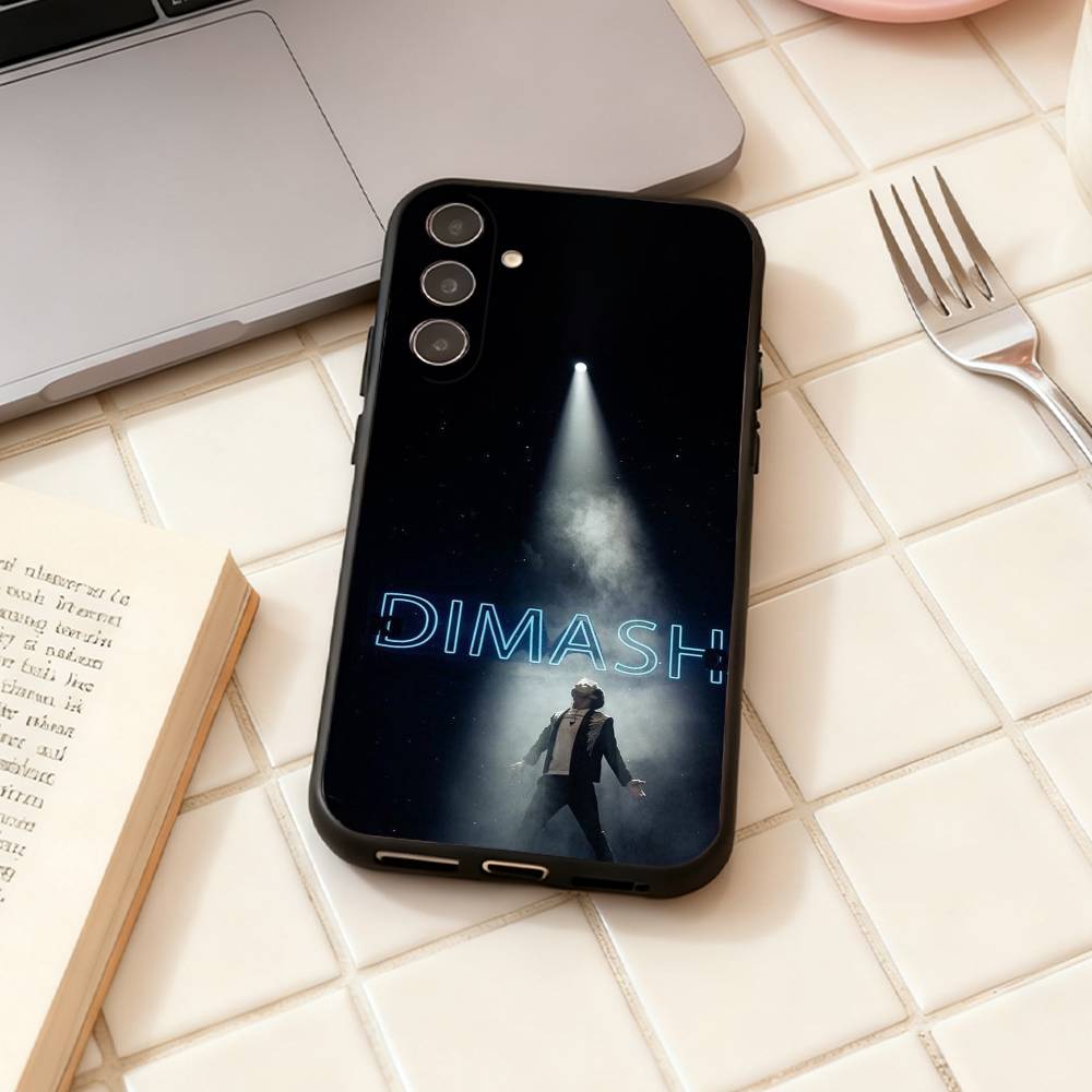 Чехол для телефона Singer D-Dimash Kudaibergen для Samsung Galaxy A73, A72, A71, A70, A53, A52, A51, Другие Мягкий черный корпус