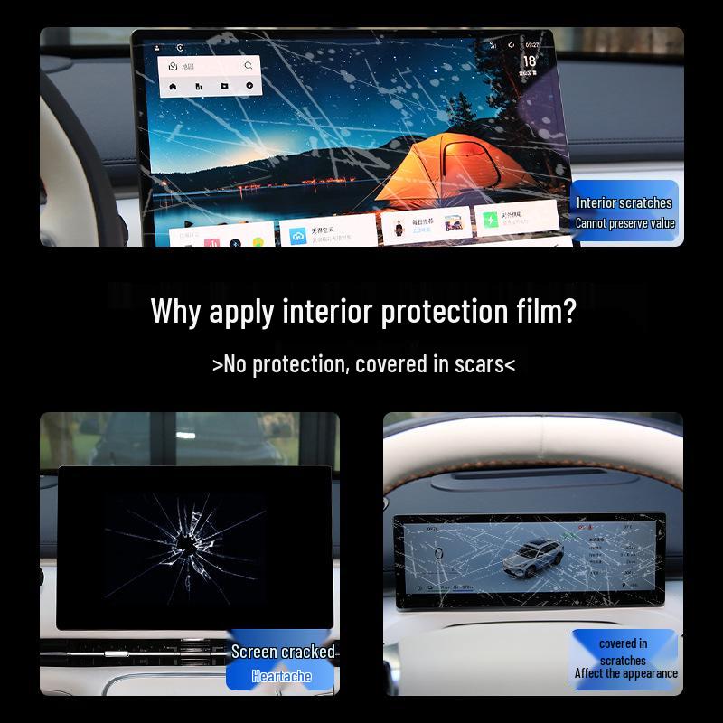 Nio ES8 Navigation Screen Protector & Rear AC Mod Kit