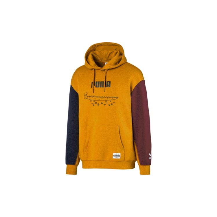 Puma X Tyakasha Collaboration Hoodie Men Tops Caramel 595558-64