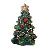 13cm Mini Christmas Tree Decorations Figurine Resin Xmas Tree Ornaments for Home Table Party Decor Holiday Decorative Gifts