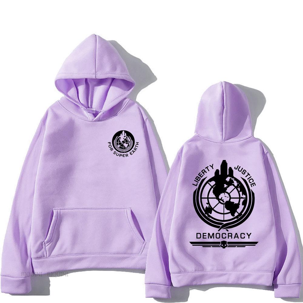 Толстовка Helldivers с капюшоном, удобная толстовка с длинным рукавом для мужчин и женщин на осень/зиму, повседневная толстовка с графическим принтом