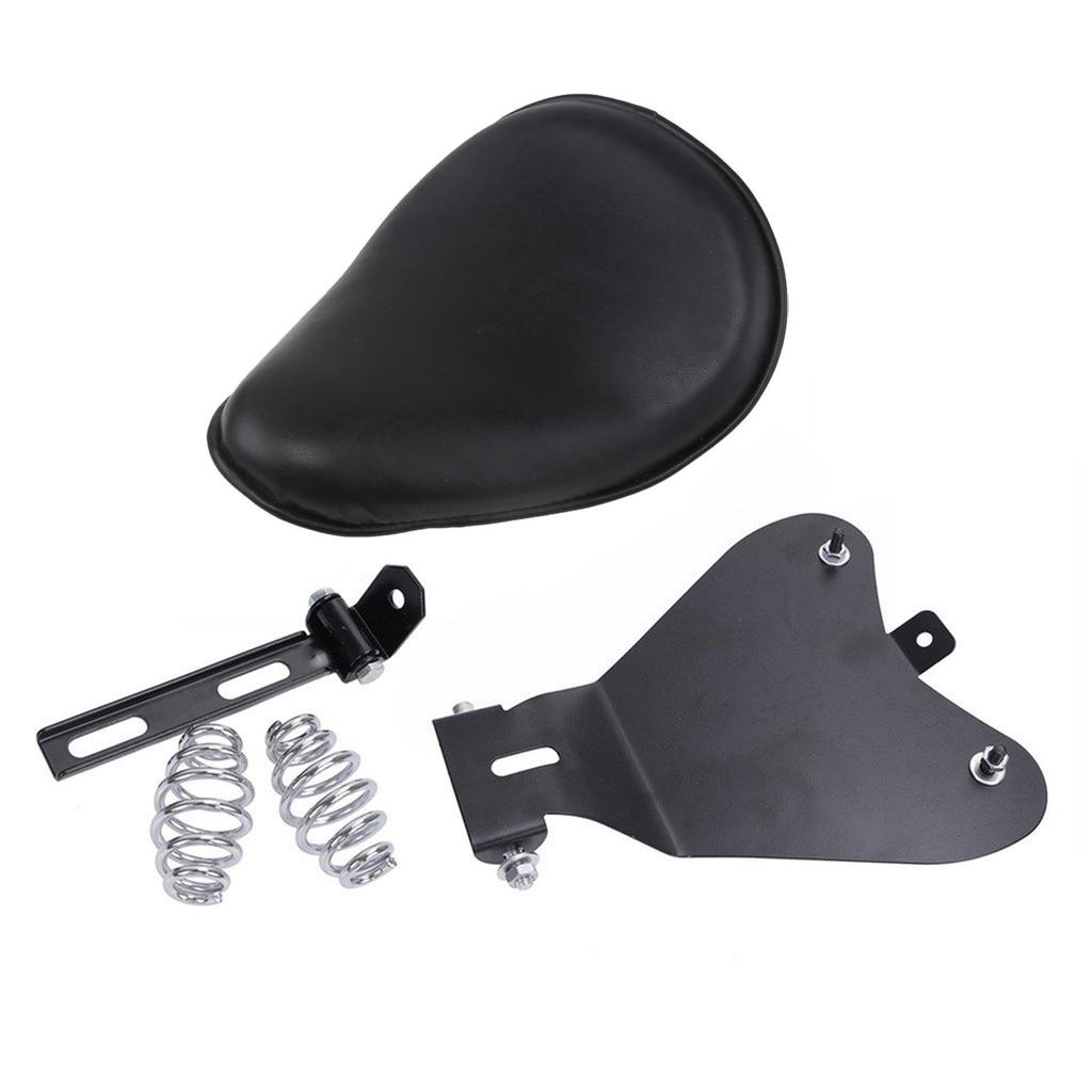 HANSWD Harley Motorcycle Solo Black Seat Kit Harley Sports Car Chopper Bober Custom Dyna