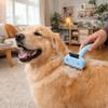 Anti-Slip Dog Hair Remover Portable Stainless Steel Pet Grooming Brush Comfort Grip Cat Cleaning Comb Pet Supplies