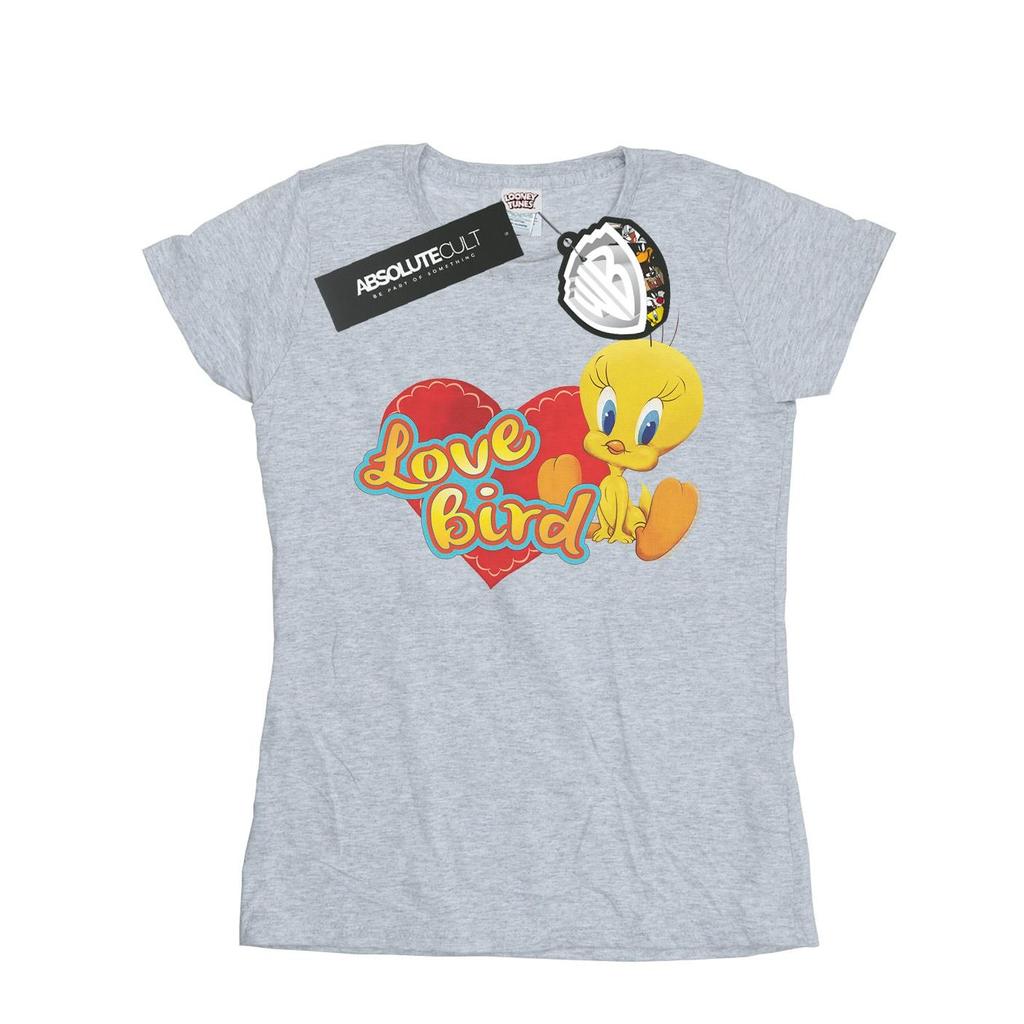 Looney Tunes Womens/Ladies Tweety Pie Valentine´s Day Love Bird Cotton T-Shirt