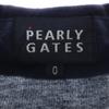 Pearly Gates Сделано в Японии гольф Футболка поло с коротким рукавом темно-синяя женская б/у