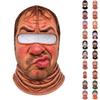 Мужская зимняя 3D-печать смешной лыжный шарф-шапка для активного отдыха
