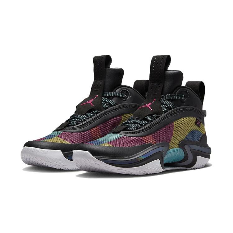 Jordan 36 Black Multi-Color GS Kids' DA9054-063