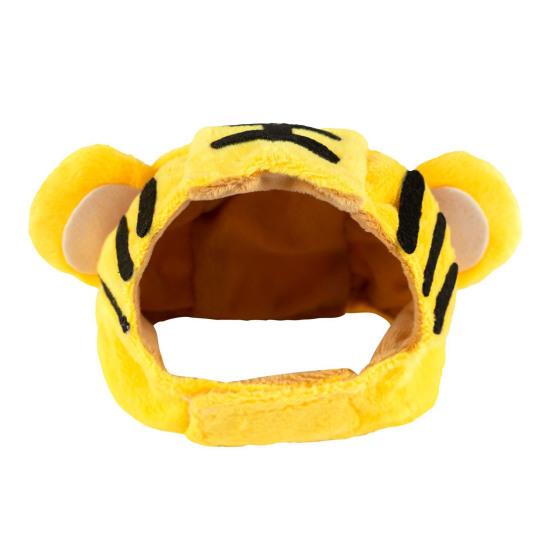 Очаровательный кот, шляпа для домашних животных, банан, утка, солнечный цветок, фламинго, тигр, мультяшный дизайн, застежка, лента, регулируемая забавная шляпа для домашнего животного, костюм