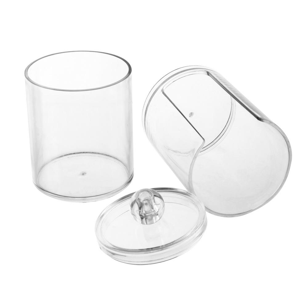 Косметический органайзер для ватных дисков, контейнер для ювелирных изделий, акриловый дорожный футляр для хранения косметики, многофункциональный ящик для хранения всякой всячины