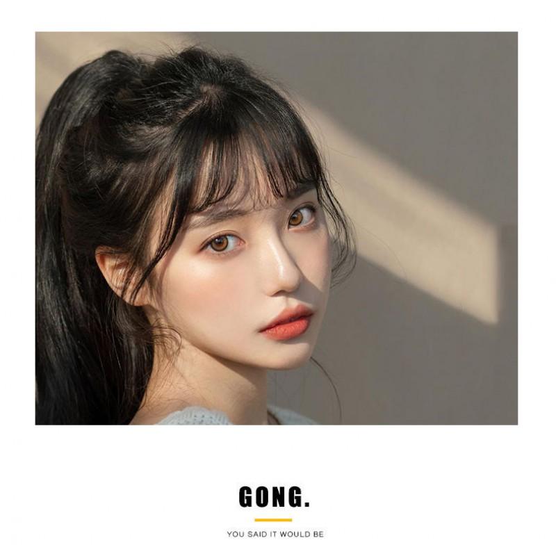 Air Bangs Wig Women Natural Front Comic Invisible Seamless Synthetic