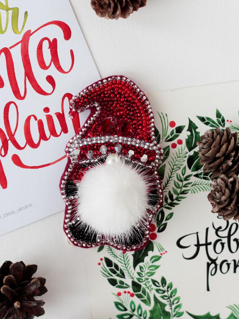 Набор для вышивки бисером украшения на натуральном художественном холсте Абрис Арт Зимний сюжет