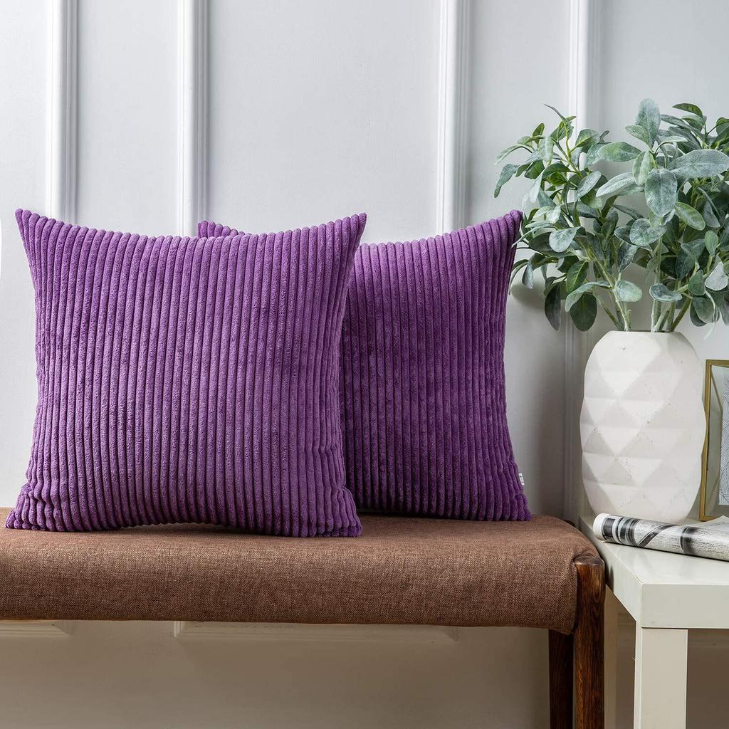 Чехол для подушки Nordic Solid Color Cordour в полоску