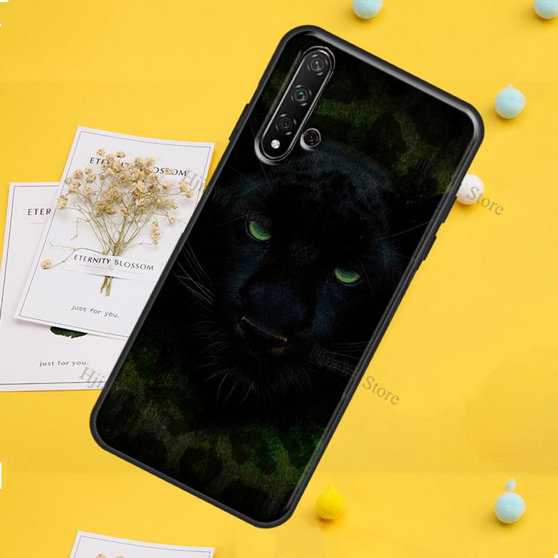 Чехол с животным Пантера для Huawei P30 P20 P40 P60 Pro P Smart Nova 9 5T Honor Magic 5 Lite X8 X9a 50 70