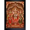 Lord Subramanya Murugan Valli Devasena Religious God Photo Frame with Wall Hook-8x10 Inch