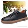 Fashion Men's Genuine Leather Shoes  Designer Brand Loafers Casual Sports Moccasins Sneakers For Men Comfortable Fashion Shoes