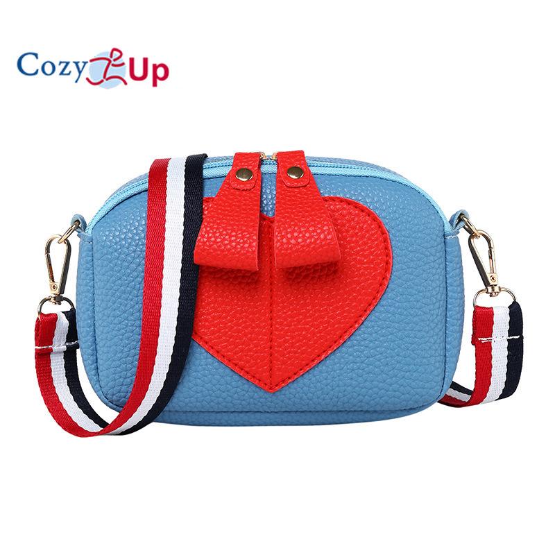 Cozy Up Color Contrast Heart-shaped Camera Phone Bag for Women's Long Casual Diagonal Cross Bag