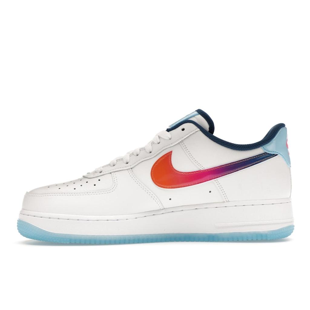 Nike Air Force 1 Low NY Vs. NY 2024 Men Sneakers White Court-Blue Hyper-Pink HF4833-100