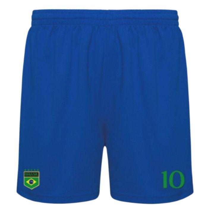 Ensemble de foot short et maillot du Brésil enfant - Jaune