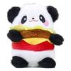 Panda Hamburger Plush Toy Keychain Stuffed Doll Pendant Bag Decoration Gift Kids