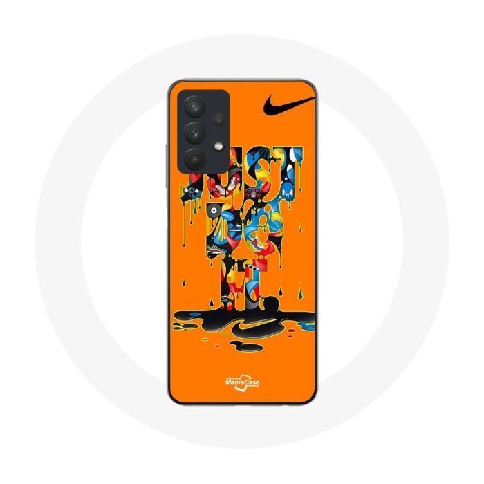 Coque - Nike - Samsung Galaxy A32 5G - Graffiti - Souple - Blanc