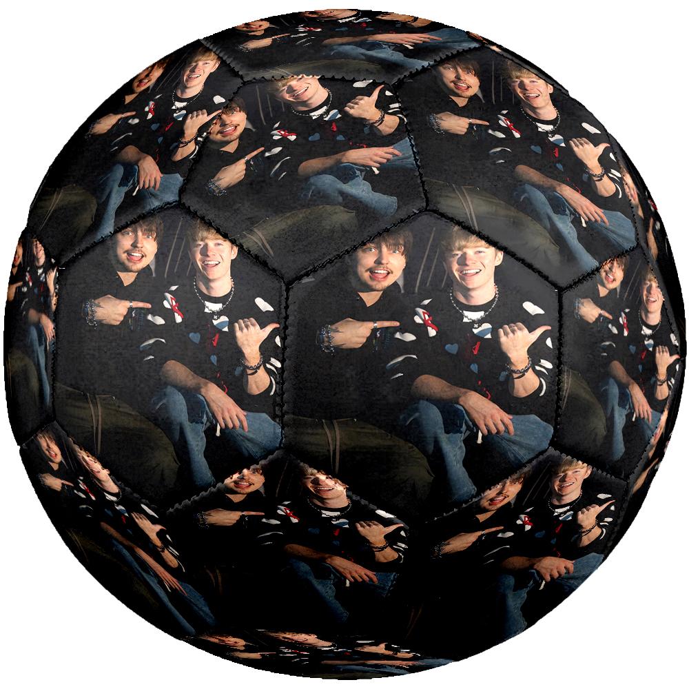 Sam and Colby Theme Size 5 Soccer Ball, Suitable for Both Indoor and Outdoor Matches, a Gift Suitable for Everyone.