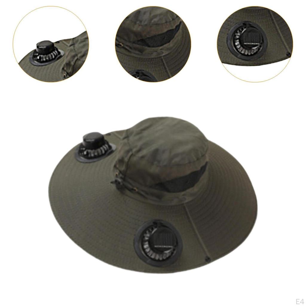 Bucket Cap with Cooling Feature and Solar Fan for Fishing