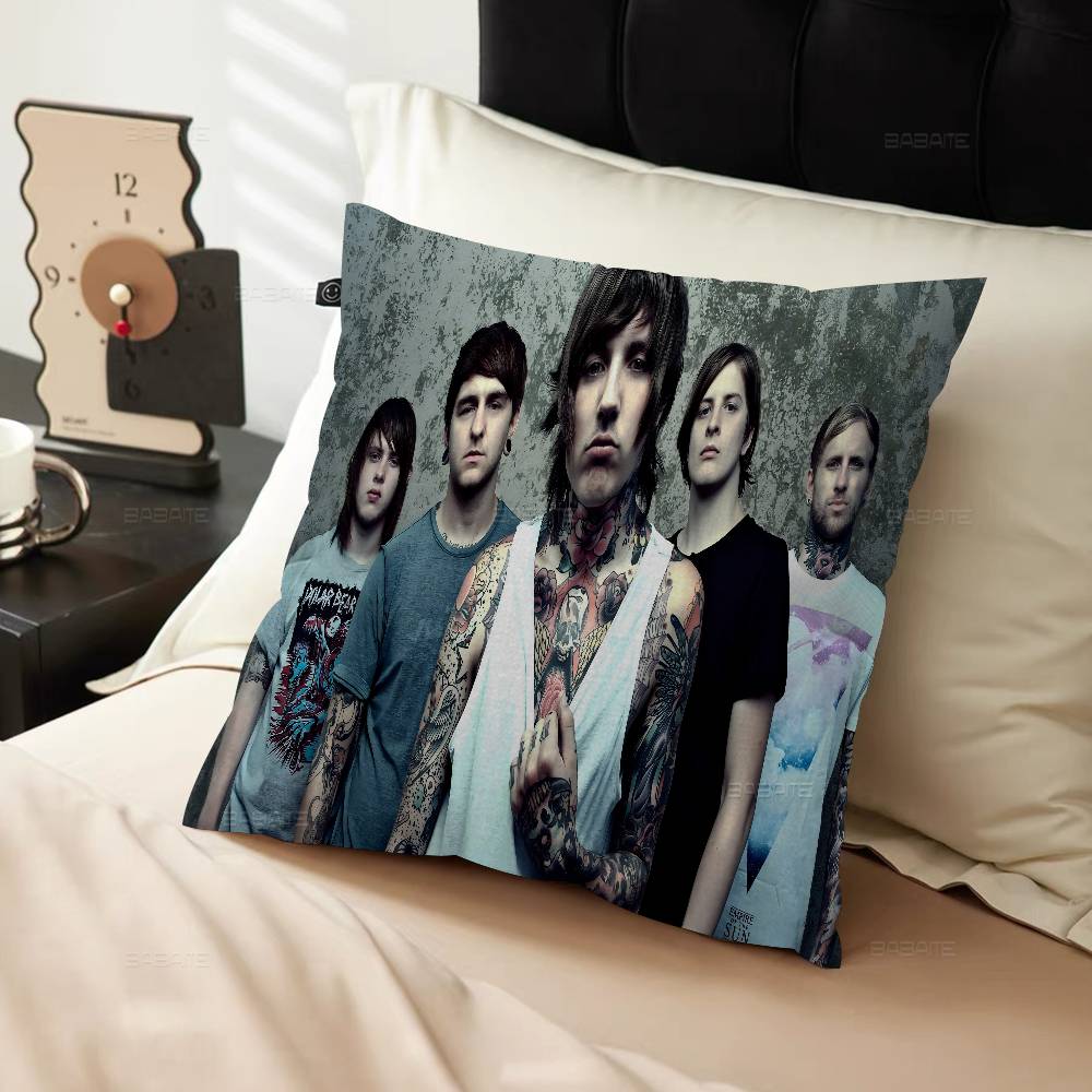 Rock Band Pierce The Veil Cushion Cover Car Throw Pillow Case For Sofa Car Christmas Gift 40X40Cm 45X45Cm