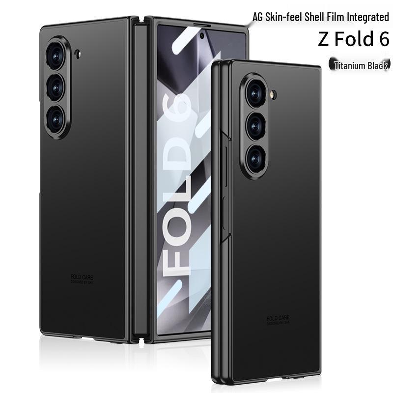 Защитный чехол Samsung Fold6 Матовый Электроplated - Полное покрытие со встроенным экраном